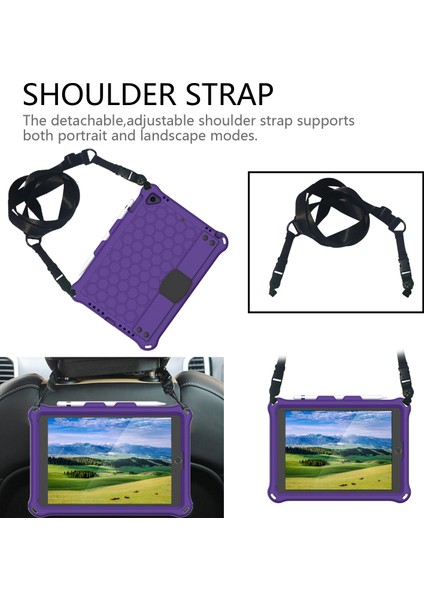 Apple iPad 9 7 Inç (2017 2018) Petek Dokulu Çizilmez Eva ve Omuz Askısı Tablet Kılıfı (Yurt Dışından) indirimleri