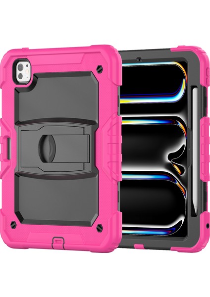 iPad Pro 11 (2024) Omuz Askılı Pc Silikon Tablet Kılıfı (Yurt Dışından) fiyatları