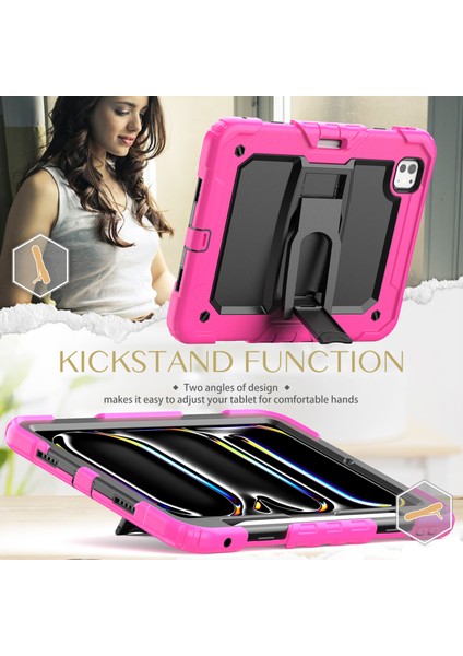 iPad Pro 11 (2024) Omuz Askılı Pc Silikon Tablet Kılıfı (Yurt Dışından) fırsatları