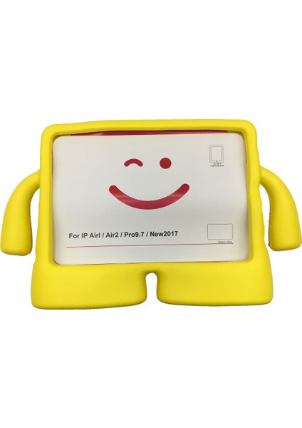 3D Sevimli Karikatür Çocuk Dostu Eva iPad 9.7 (2018 2017) Standı Tablet Kılıfı (Yurt Dışından)