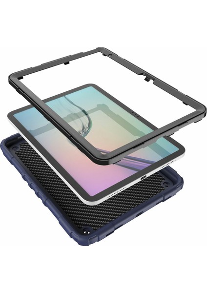 Forestl Digital iPad 10.9 (2022) Örümcek El Kavrama Standı Pc Tpu Lacivert Tablet Kılıfı (Yurt Dışından)