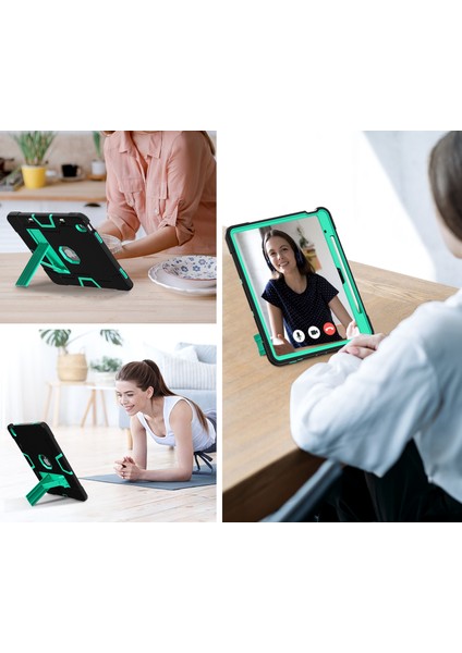 iPad Air 13 (2024) Silikon Pc stand nane i Tablet Kılıfı (Yurt Dışından)