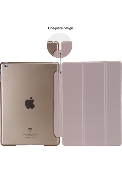 Çok Manyetik Üç Katlı Stand Akıllı Uyanık uyku Deri iPad 9.7 (2018 2017) Tablet Kılıfı (Yurt Dışından)