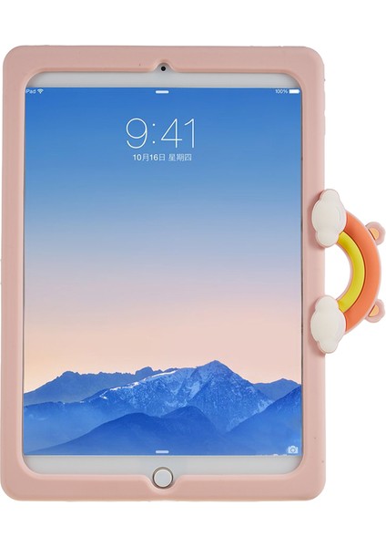 iPad Air (2013) AIR 2 ipad 9 7 Inç (2017 2018) Karikatür Ayı Döner Tekme Standı Pc Silikon Tablet Kılıfı (Yurt Dışından) modelleri