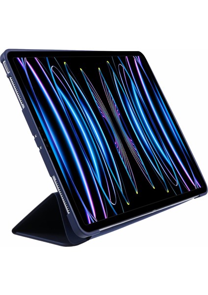 Üç Katlı Stand Tpu Deri Akıllı iPad Air 13 (2024) Tablet Kılıfı (Yurt Dışından) indirimleri