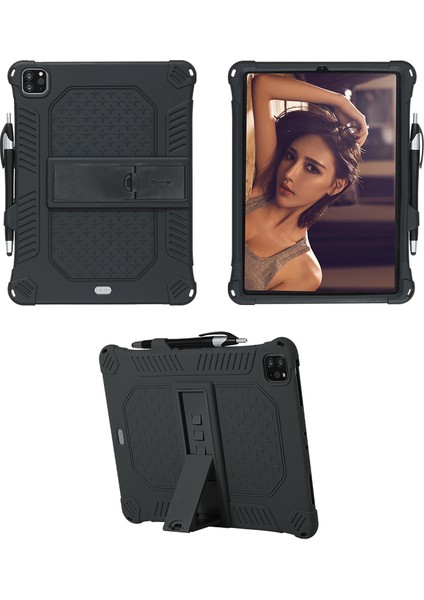 iPad Air (2020) AIR (2022) PRO 11 Inç (2021 2020 2022) Kordonlu Pc Yumuşak Silikon Tablet Kılıfı (Yurt Dışından)