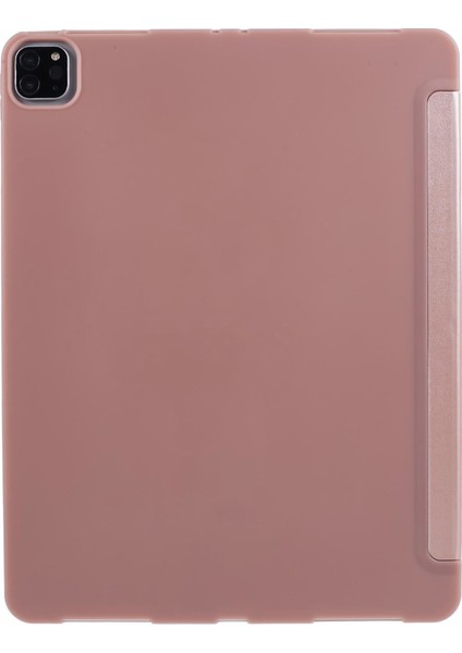 Üç Katlı Stand Tpu Deri Akıllı iPad Air 13 (2024) Tablet Kılıfı (Yurt Dışından)