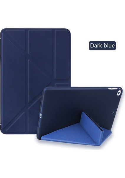 Çok Katlı Pu Deri iPad Mini (2019) Stand 7 9 Inç mini 4 Tablet Kılıfı (Yurt Dışından)