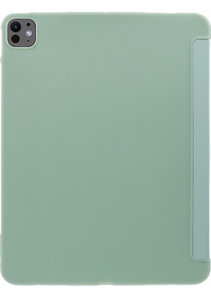 iPad Pro 11 (2024) Deri Petek Tpu Üç Katlı Stand Matcha Tablet Kılıfı (Yurt Dışından) fiyatları