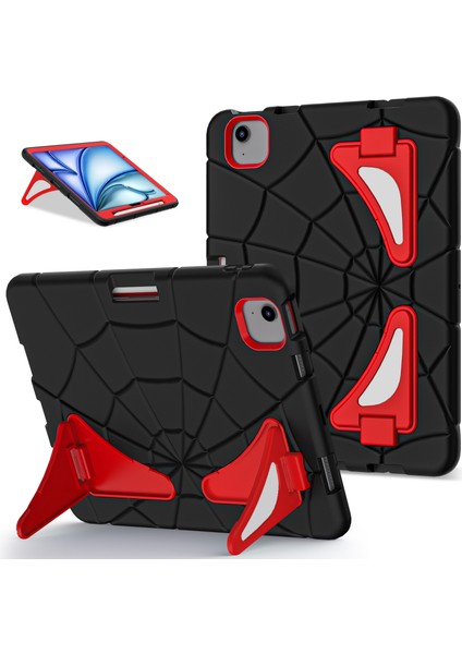 iPad Air 11 (2024) stand Silikon Pc Tablet Kılıfı (Yurt Dışından)