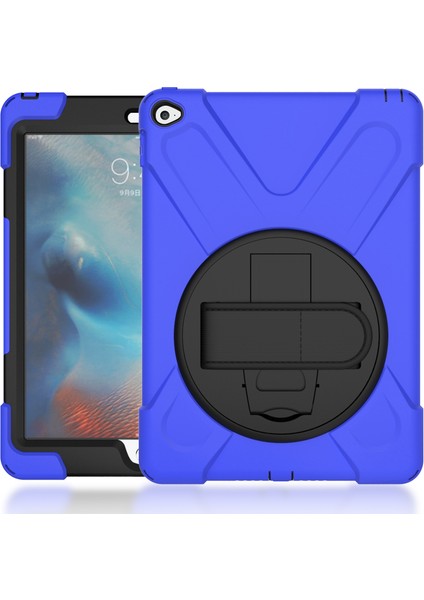 Apple iPad Air 2 X Shape Pc Tpu Kabuğu 360 Derece Dönebilen stand Tablet Kılıfı (Yurt Dışından)