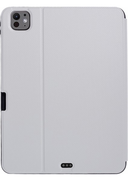 iPad Pro 11 (2024) Standı Pu Deri Tpu Koruma Tablet Kılıfı (Yurt Dışından)