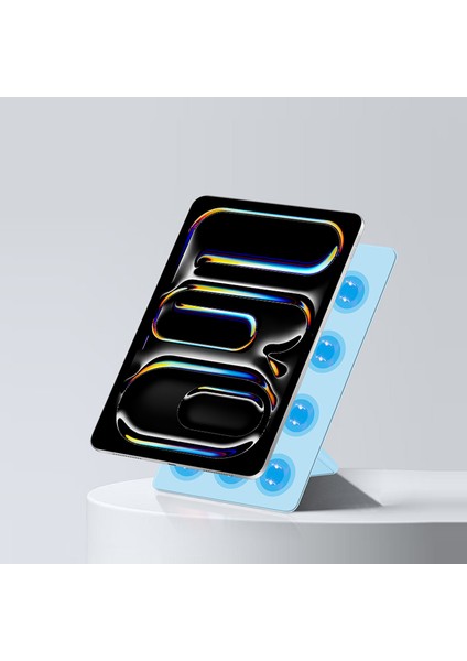 iPad Pro 13 (2024 M4) Manyetik Bağlantılı Deri Damla Korumalı Origami Standlı Tablet Kılıfı (Yurt Dışından) fırsatları