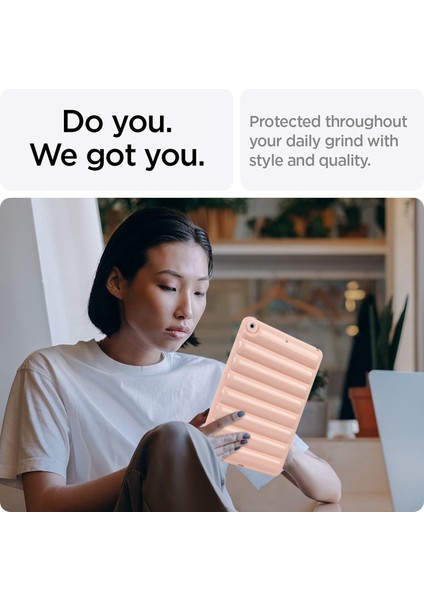 iPad 10.2 (2019 2020 2021) Koruyucu Aşağı Ceket Doku Yumuşak Tpu Tablet Kılıfı (Yurt Dışından)