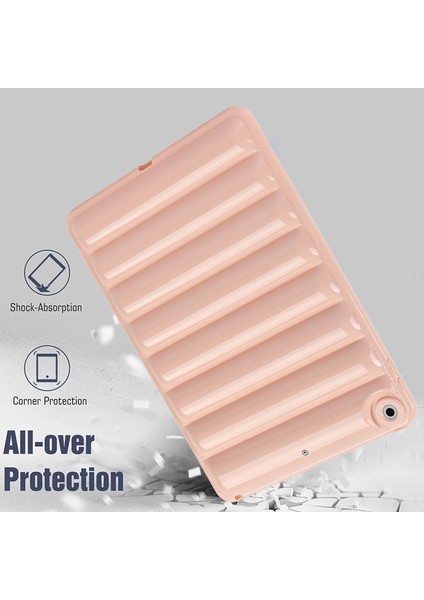 iPad 10.2 (2019 2020 2021) Koruyucu Aşağı Ceket Doku Yumuşak Tpu Tablet Kılıfı (Yurt Dışından)