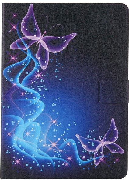 Desen Baskı Kartı Yuvası Flip Deri Koruyucu iPad 9.7 Inç (2017 2018) MAGIC Butterfly Tablet Kılıfı (Yurt Dışından)