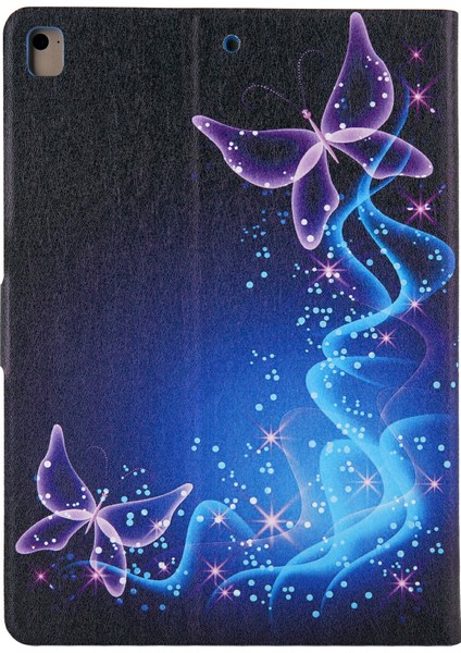 Desen Baskı Kartı Yuvası Flip Deri Koruyucu iPad 9.7 Inç (2017 2018) MAGIC Butterfly Tablet Kılıfı (Yurt Dışından) modelleri