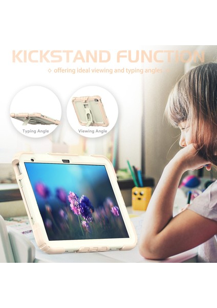 iPad 10.9 (2022) IPAD 10. Nesil Silikon Pc Koruyucu Görünmez Braket Standı Omuz Askısı ile Tablet Kılıfı (Yurt Dışından) fiyatları