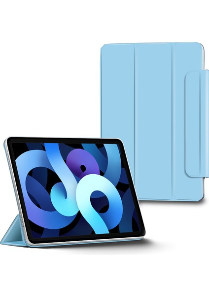 iPad Air (2020 2022) Kalınlaştırılmış Güçlü Mıknatıslı Çerçevesiz Deri Tablet Kılıfı (Yurt Dışından)