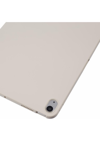 iPad Air 11 (2024) IPAD Air (2022 2020) Yumuşak Tpu Arka Bej Tablet Kılıfı (Yurt Dışından)