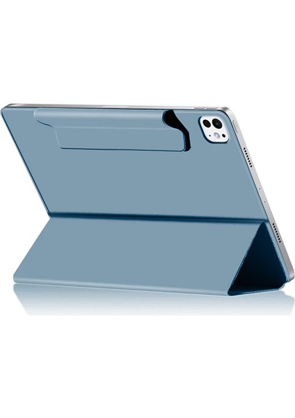 iPad Pro 11 (2024 M4) Manyetik Eklenti Pu Deri Damla Korumalı Üç Katlı Stand Tablet Kılıfı (Yurt Dışından) indirimleri