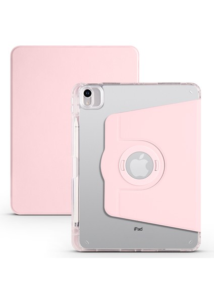 iPad Air 13 (2024) Döner Stand Pu Deri Çıkarılabilir Tpu Tablet Kılıfı (Yurt Dışından)