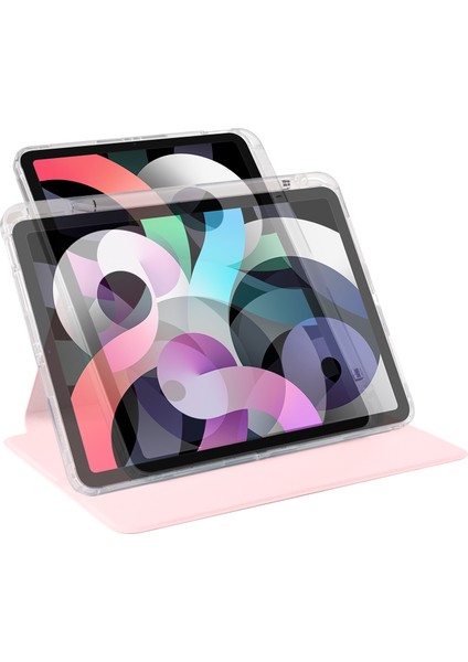 iPad Air 13 (2024) Döner Stand Pu Deri Çıkarılabilir Tpu Tablet Kılıfı (Yurt Dışından)
