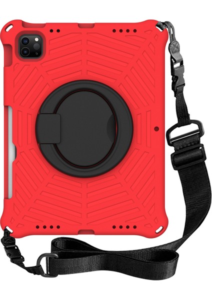 iPad Pro 11 Inç Örümcek Ağı Dokusu Tekme Standı Omuz Askılı El Kavrama Tablet Kılıfı (Yurt Dışından) fiyatları