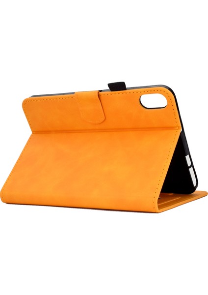 iPad 10.9 (2022) Mikrofiber Deri Tpu Tam Koruma Kule Desenli Baskılı Katlanabilir Standlı Kart Tutucu Koruyucu Tablet Kılıfı (Yurt Dışından)