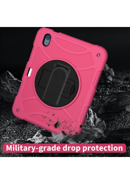 iPad 10.9 (2022) Döner Tekme Standı Silikon Pc Düşmeyi Önleyici Kalem Tutucu omuz Askısı Tablet Kılıfı (Yurt Dışından) fiyatları