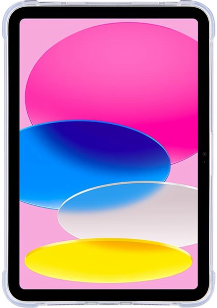 iPad 10.9 (2022) Degrade Renk Yumuşak Tpu Kalınlaşmış Dört Köşe Koruyucu Mat Tablet Kılıfı (Yurt Dışından)