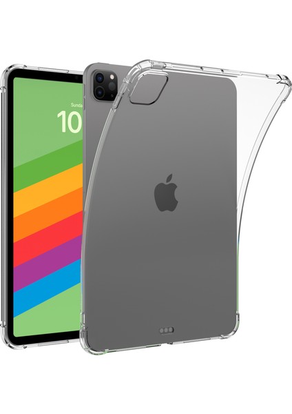 iPad Pro 13 (2024) Tpu Takviyeli Köşeler Düşmeye Dayanıklı Tablet Kılıfı (Yurt Dışından)