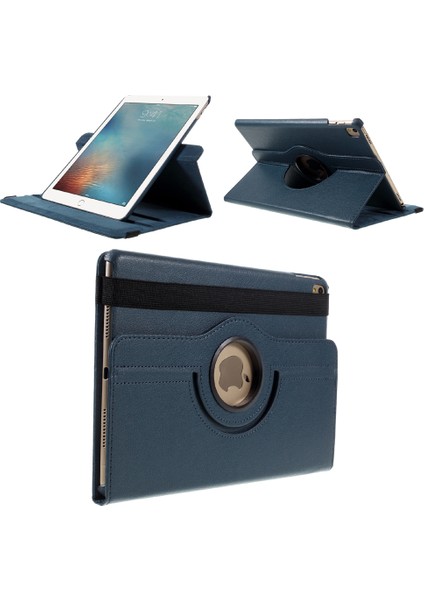 Litchi Skin iPad Pro 9.7 Inç Tam Döner Deri Stand Tablet Kılıfı (Yurt Dışından)