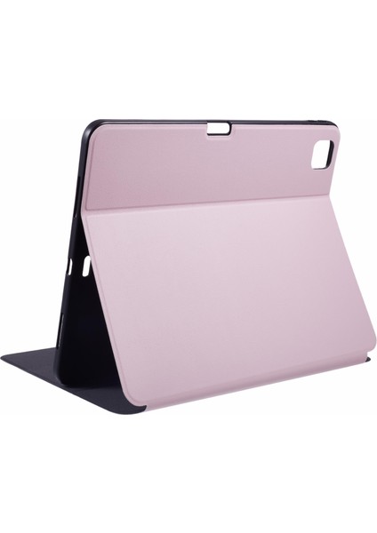 iPad Pro 13 (2024) Litchi Doku Deri Kalem Tutuculu Akıllı Tablet Kılıfı (Yurt Dışından)