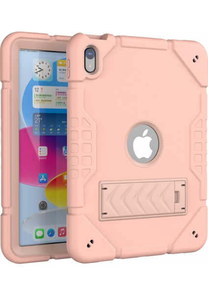 iPad 10.9 (2022) Standı Tpu Pc Kaymaz Koruyucu Tablet Kılıfı (Yurt Dışından)