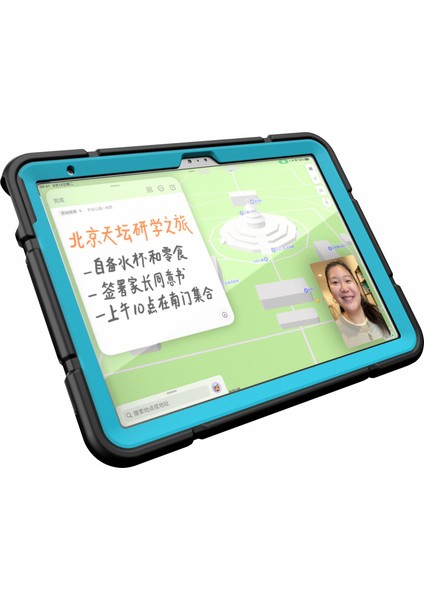 iPad 10.9 (2022) Standı Tpu Pc Kaymaz Koruyucu Tablet Kılıfı (Yurt Dışından)