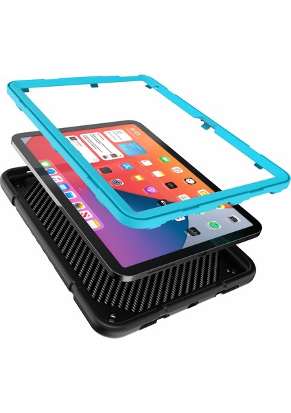 iPad 10.9 (2022) Standı Tpu Pc Kaymaz Koruyucu Tablet Kılıfı (Yurt Dışından)