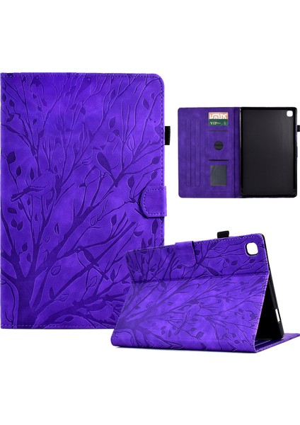 iPad 10.2 (2019 2020 2021) Standlı Kart Tutuculu Baskılı Deri Tablet Kılıfı (Yurt Dışından)