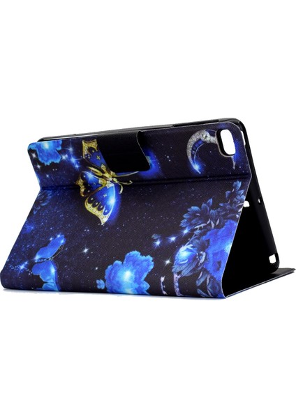 iPad Mini (2019) 7.9 Inç ipad Mini 4 3 2 1 Desen Baskı Pu Deri Ayarlanabilir Stand Tablet Kılıfı (Yurt Dışından)