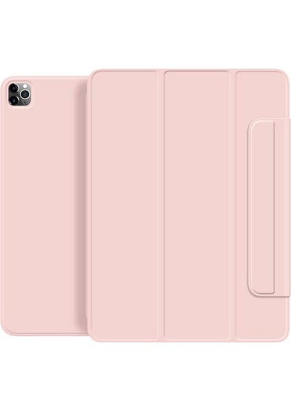 iPad Pro 13 (2024) Pu Deri Koruyucu Manyetik Toka Stand Tablet Kılıfı (Yurt Dışından)