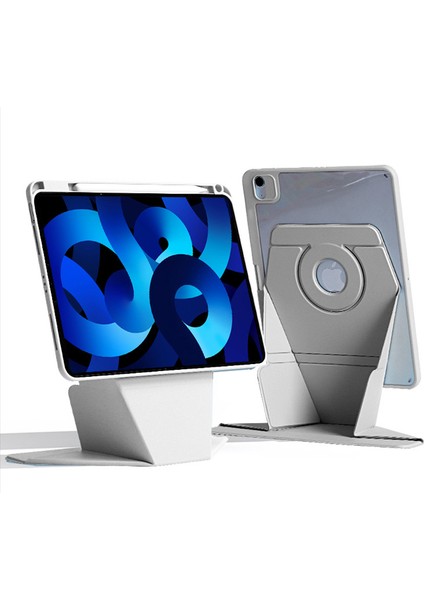 iPad Air 11 (2024) Döndür Manyetik Çıkarılabilir Deri Tablet Kılıfı (Yurt Dışından)