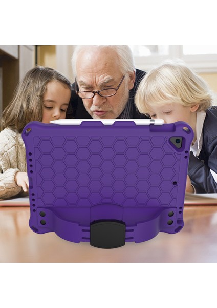 Petek Dokulu Eva Hibrit Apple iPad 9 7 Inç (2017 2018) Omuz Askılı Tablet Kılıfı (Yurt Dışından) fırsatları