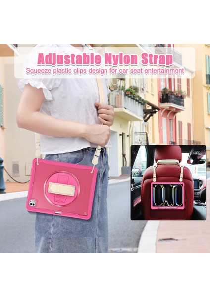 iPad Pro 13 (2024) El Kayışı Tekme Standı Pc Tpu Silikon Omuz Askılı Tablet Kılıfı (Yurt Dışından) fırsatları