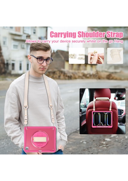 iPad Pro 13 (2024) El Kayışı Tekme Standı Pc Tpu Silikon Omuz Askılı Tablet Kılıfı (Yurt Dışından) indirimleri