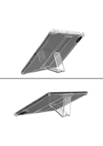 iPad Pro 12.9 (2022 2021 2020 2018) Drop Proof Pc Standı Tpu Tablet Kılıfı (Yurt Dışından)