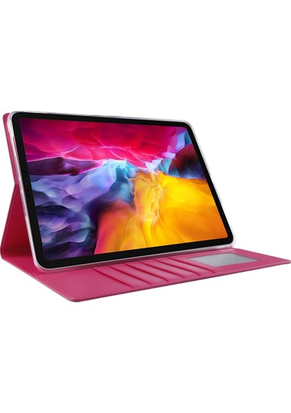 iPad Pro 11 Pu Deri Standlı Manyetik Toka Cüzdan Tablet Kılıfı (Yurt Dışından) fırsatları