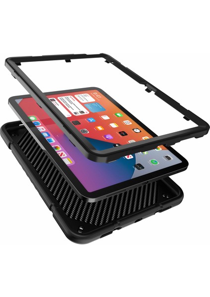 iPad 10.9 (2022) Standı Tpu Pc Kaymaz Koruyucu Tablet Kılıfı (Yurt Dışından)