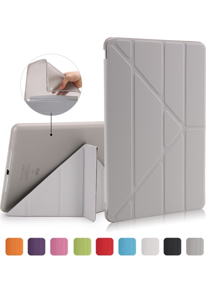 iPad 9.7 (2018 2017) Akıllı Pu Deri Tpu Origami Stand Tablet Kılıfı (Yurt Dışından)