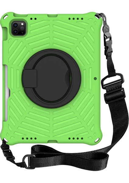 iPad Pro 11 Inç Örümcek Ağı Dokusu Tekme Standı Omuz Askılı El Kavrama Tablet Kılıfı (Yurt Dışından) fiyatları