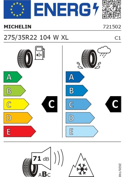 275/35 R22 104W Xl Pilot Alpin 5 Suv Kış Lastiği (Üretim Yılı: 2024)